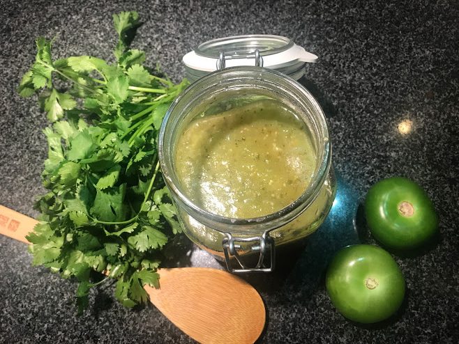 Como hacer salsa verde casera para las enchiladas